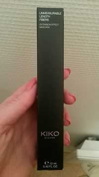 KIKO - Unmeasurable length fibers - Extension effect mascara