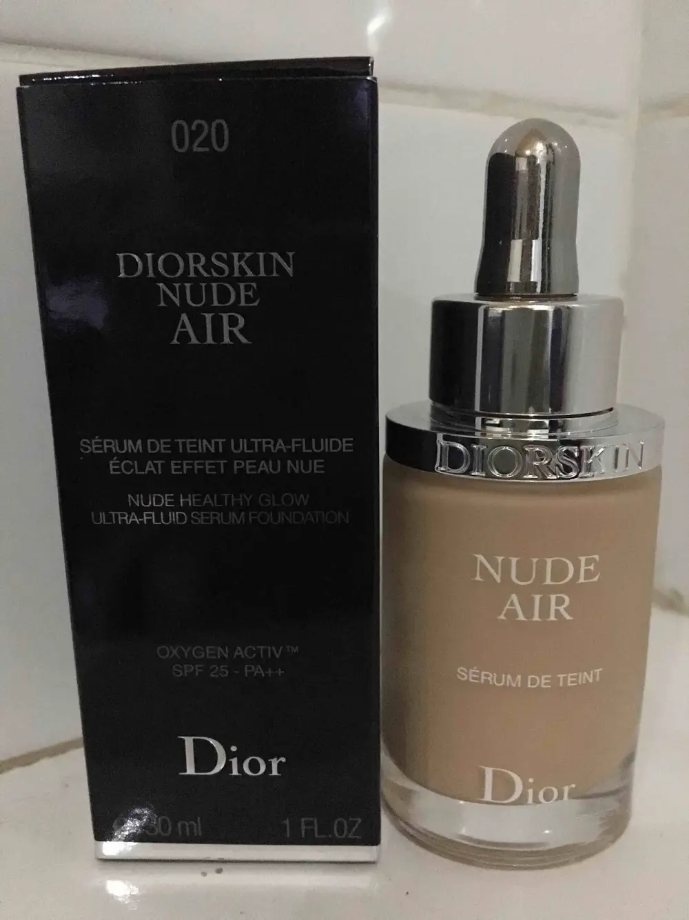 DIOR - Diorskin nude air - Sérum de teint ultra-fluide SPF25 - PA++ 020