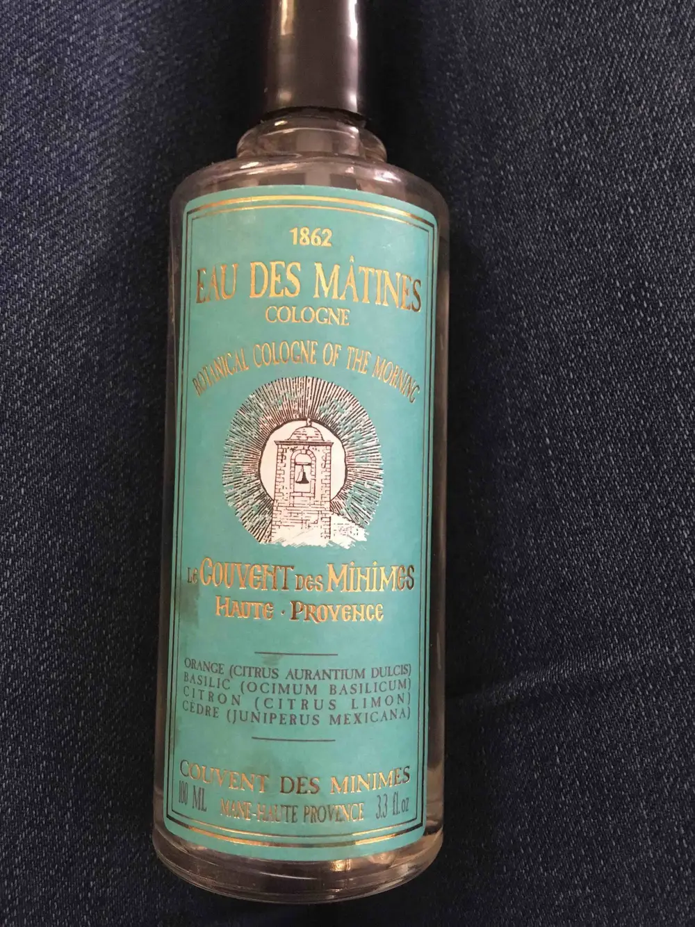 LE COUVENT DES MINIMES - Eau des matines cologne