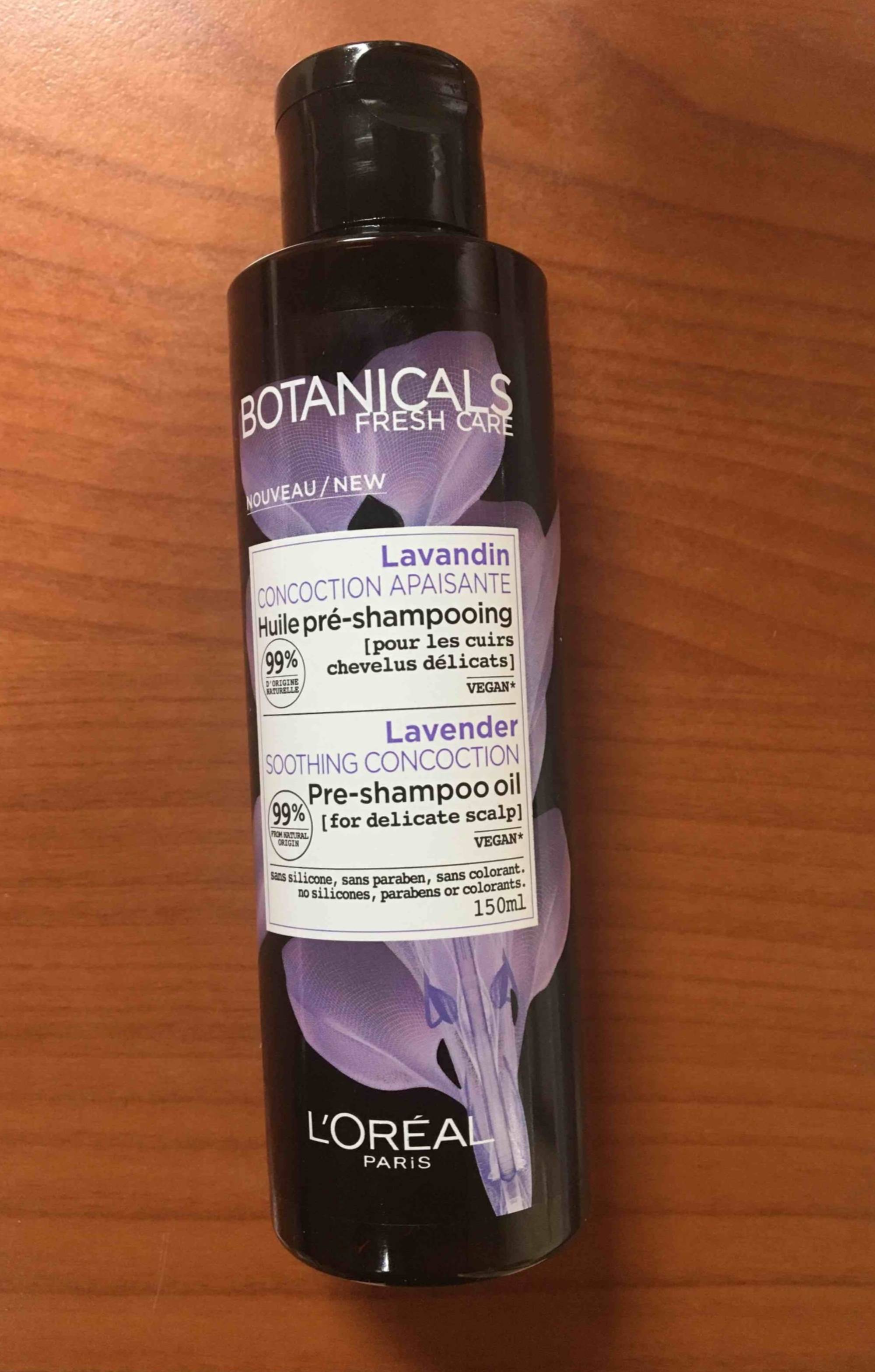 L'ORÉAL - Botanicals fresh care - Huile pré-shampooing lavandin