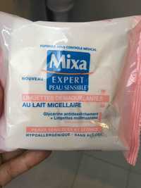 MIXA - Lingettes démaquillantes au lait micellaire