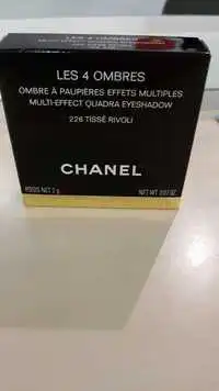 CHANEL - Les 4 ombres - Ombres à paupières effets multiples - 226 tissé rivoli