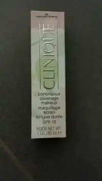 CLINIQUE - Continuous coverage - Maquillage écran 08 creamy glow SPF 15