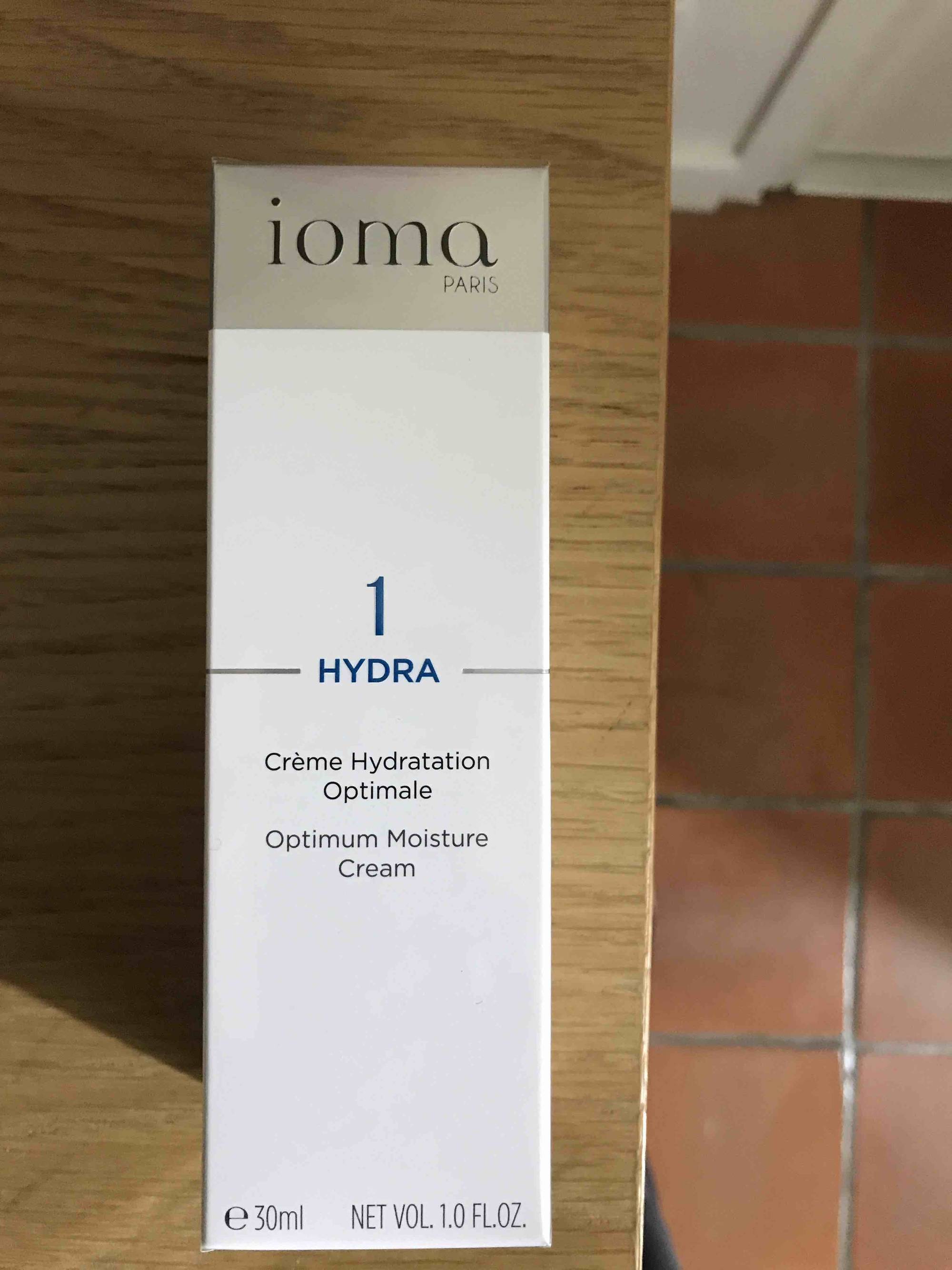IOMA - 1 hydra - Crème hydratation optimale