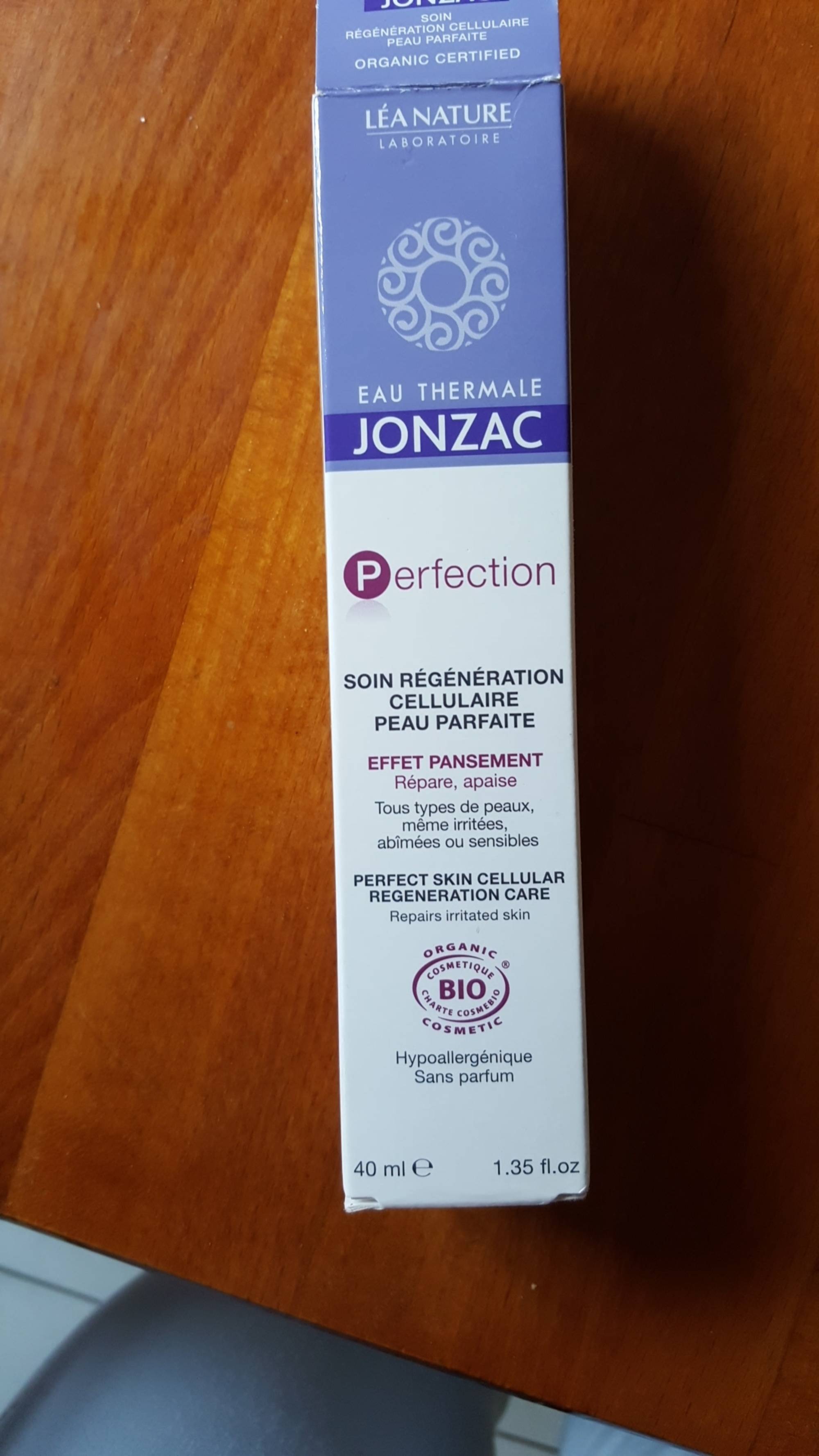 JONZAC - Perfection - Soin régénération cellulaire peau parfaite