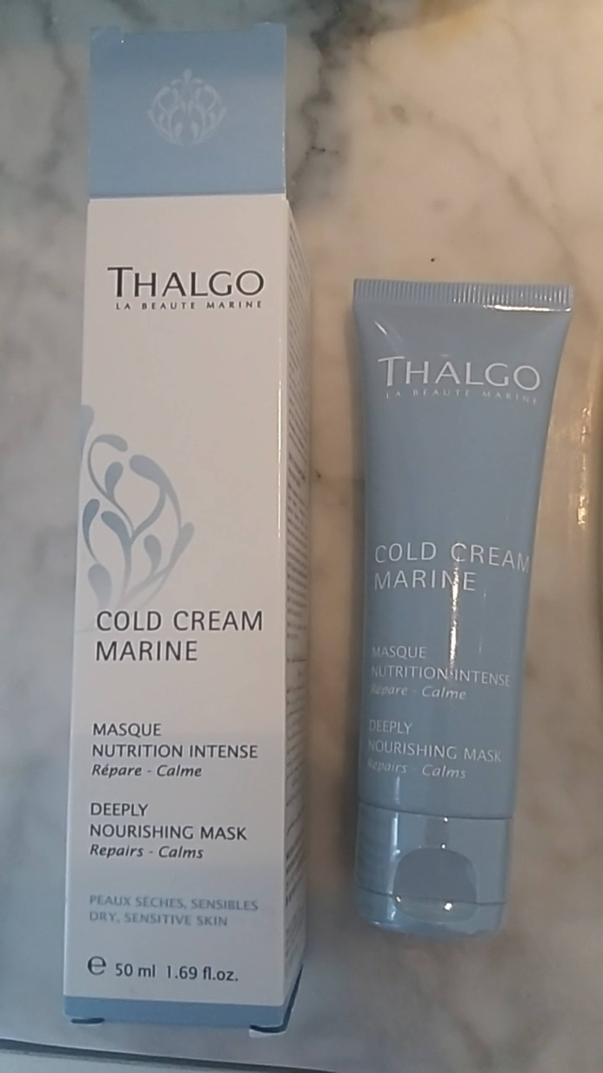 THALGO - Cold cream marine - Masque nutrition intense