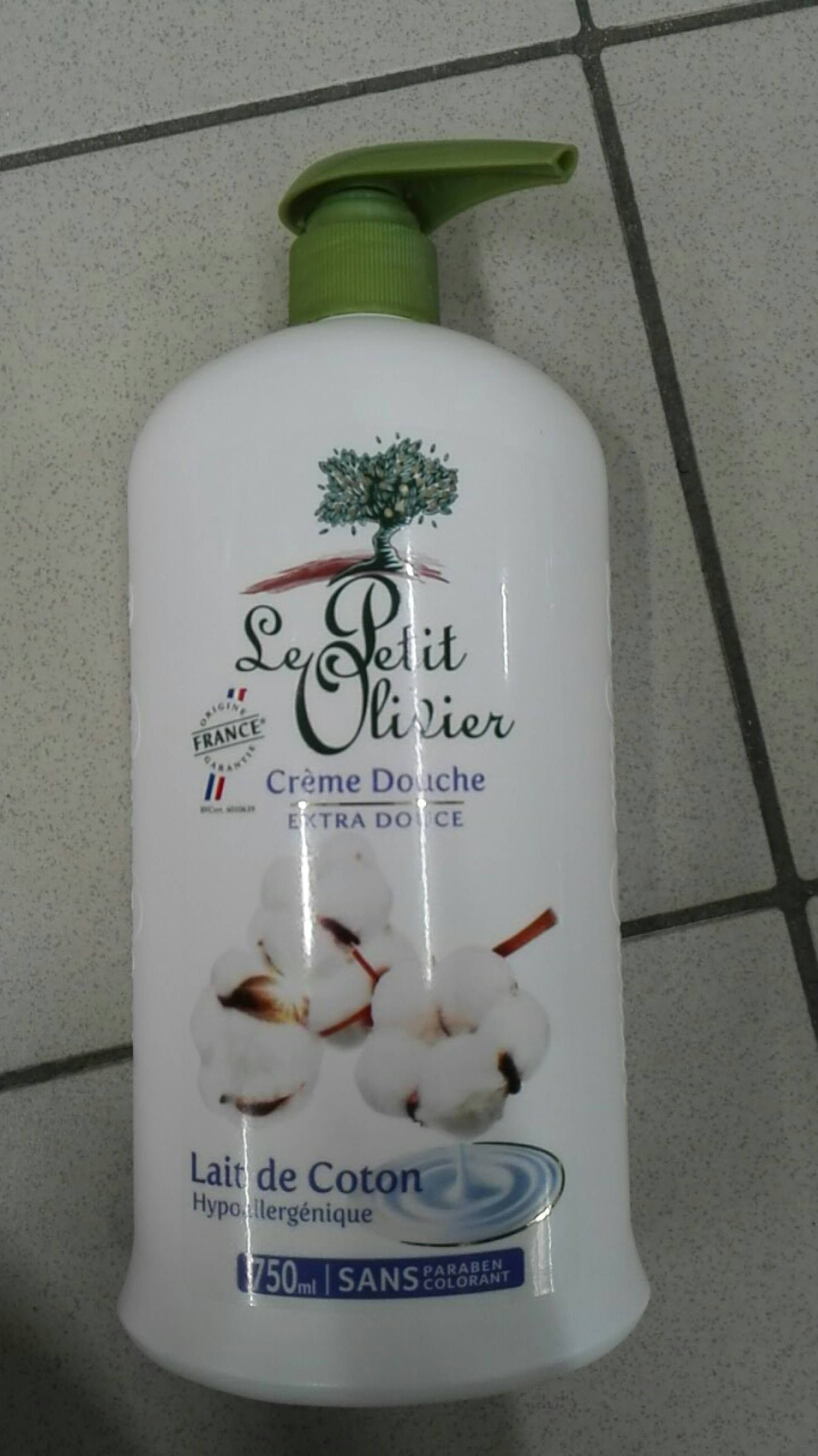 Achat Le Petit Olivier crème douche lait de coton hypoallergénique