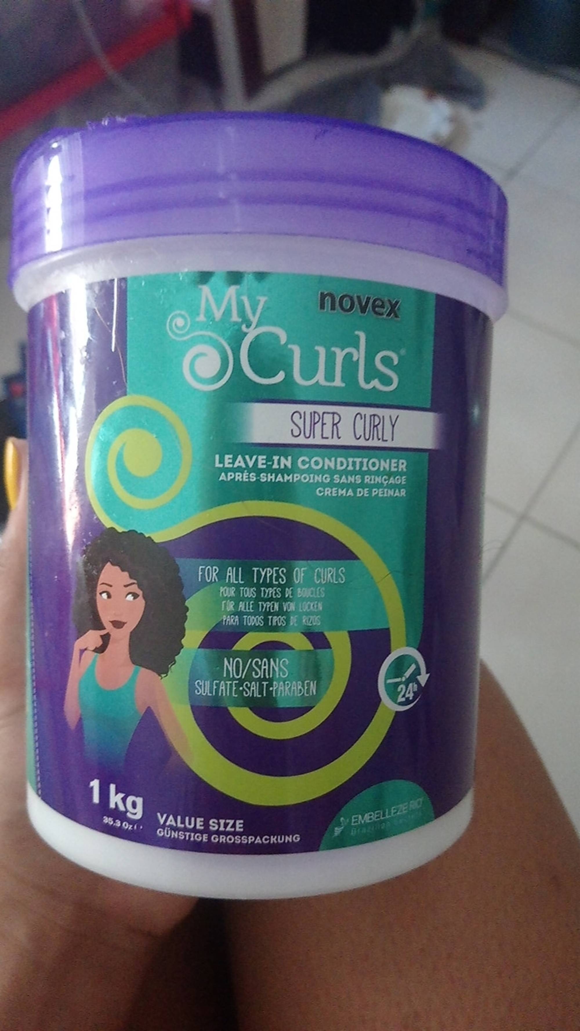 NOVEX - My curls super curly - Après-shampooing sans rinçage
