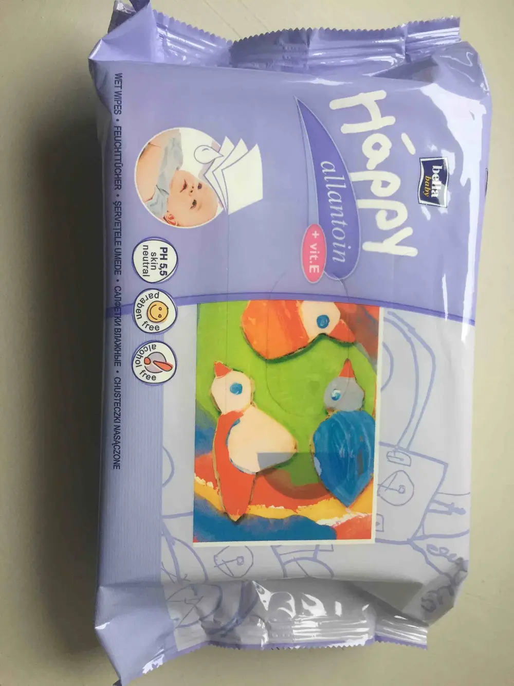 BELLA BABY - Happy - Wet wipes allantoin + vitamine E