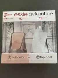 ESSIE - Gel couture nail color + top coat