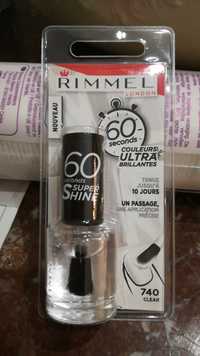 RIMMEL - 60 seconds super shine 740 clear