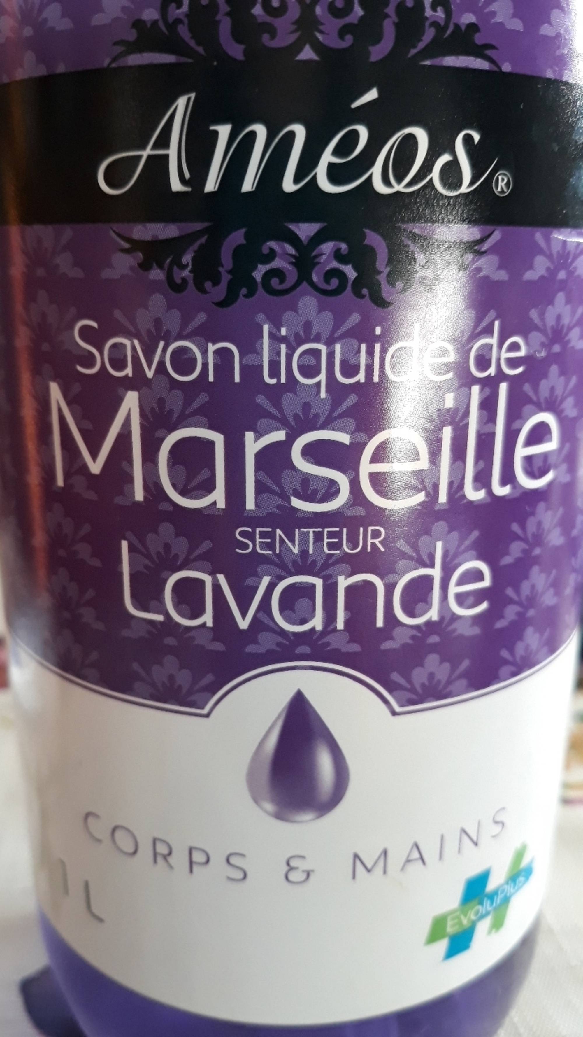 AMÉOS - Savon liquide de Marseille senteur lavande