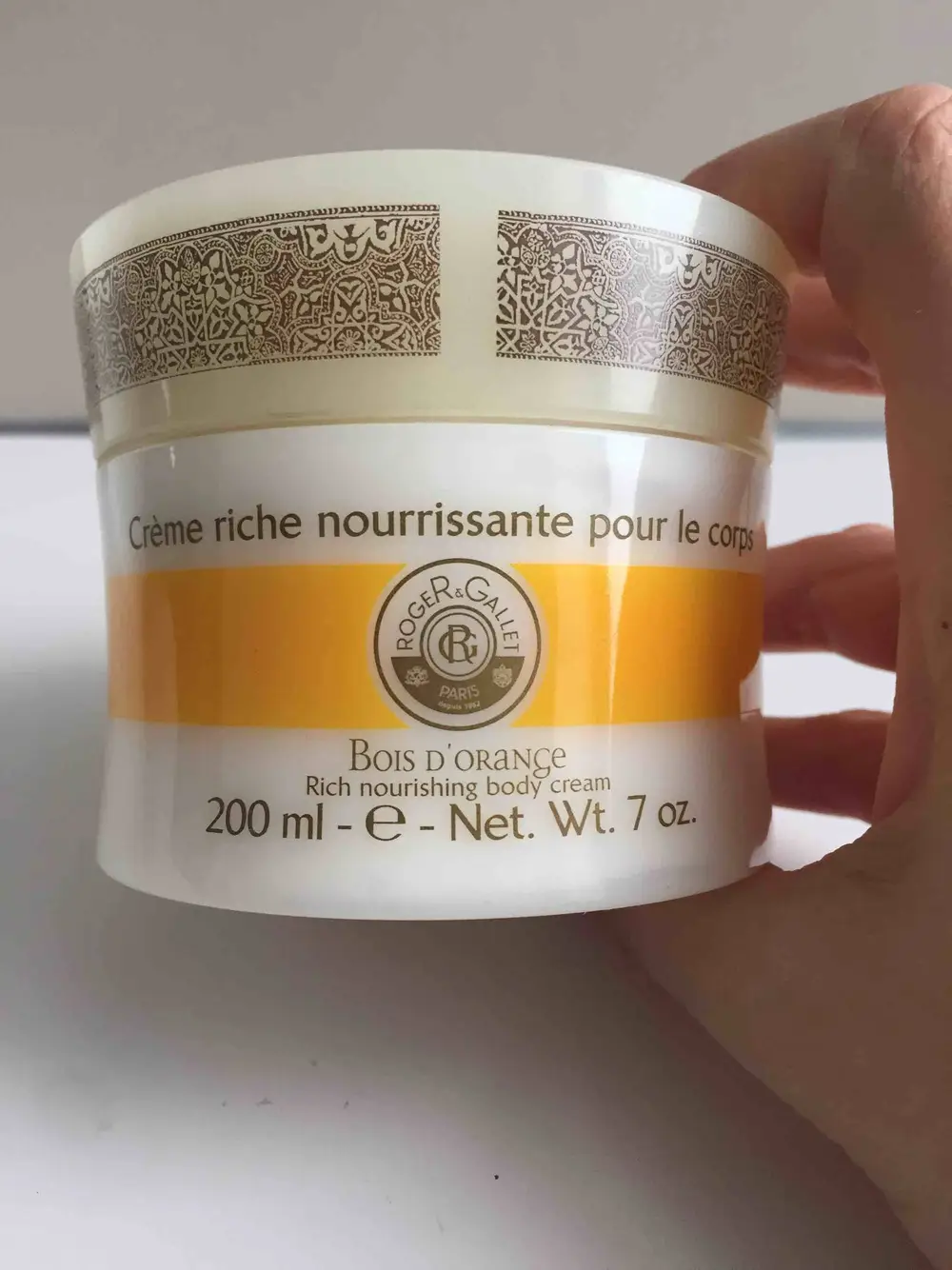 ROGER & GALLET - Bois d'orange - Crème riche nourrissante pour le corps