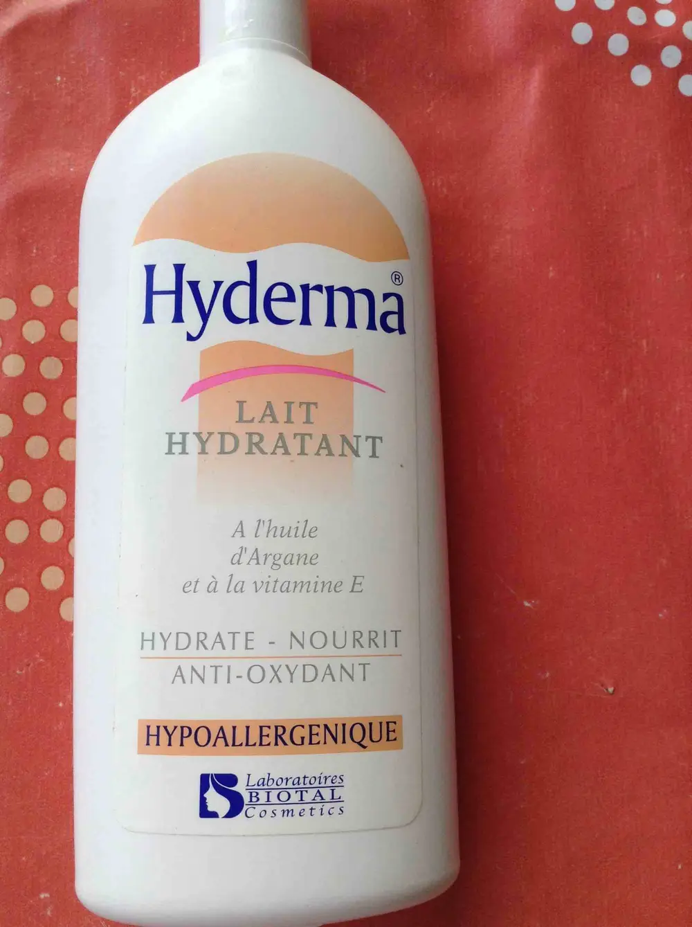 LABORATOIRES BIOTAL COSMETICS - Hyderma - Lait hydratant à l'huile d'argane et à la vitamine E