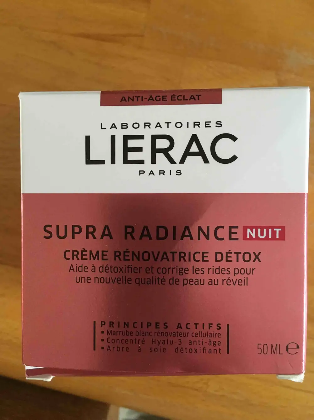 LIÉRAC - Supra radiance nuit - Crème rénovatrice détox