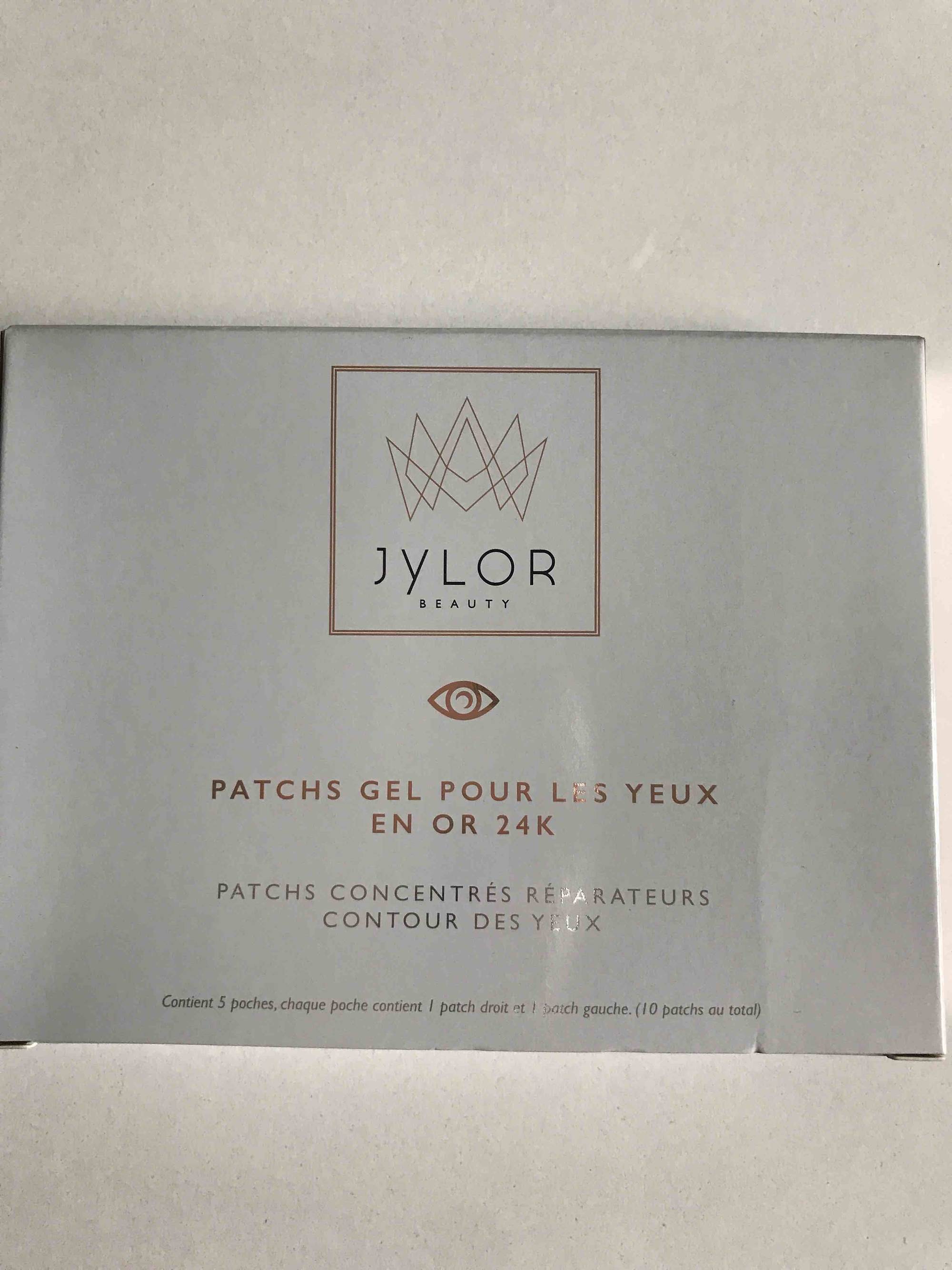 JYLOR - Patchs gel pour les yeux en or 24K