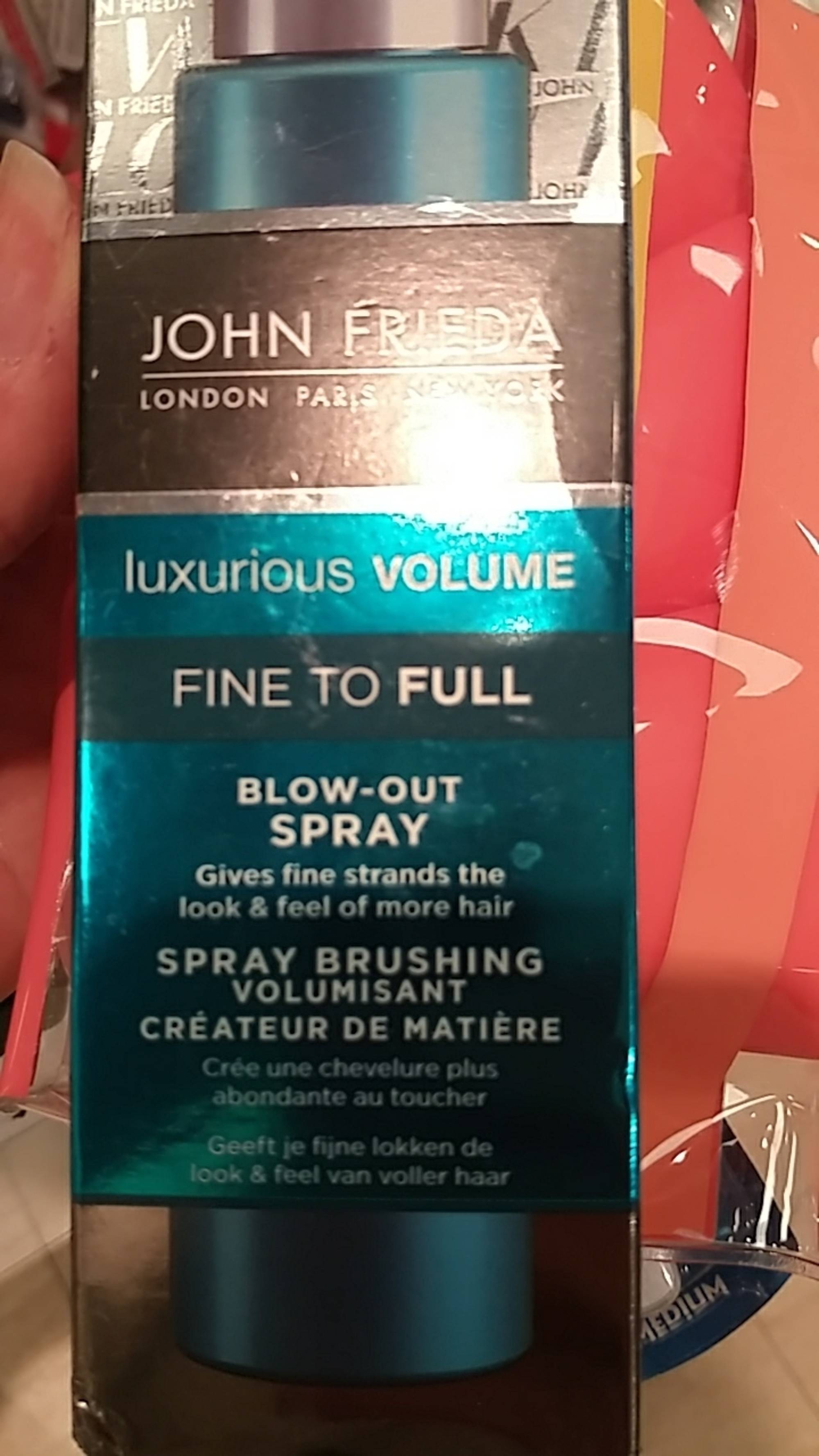 JOHN FRIEDA - Luxurious volume fine to full - Spray brushing volumisant