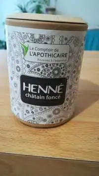 LE COMPTOIR DE L'APOTHICAIRE - Henné châtain foncé