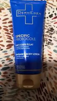 DERMEDEN - Specific protocole - Lait corps éclat