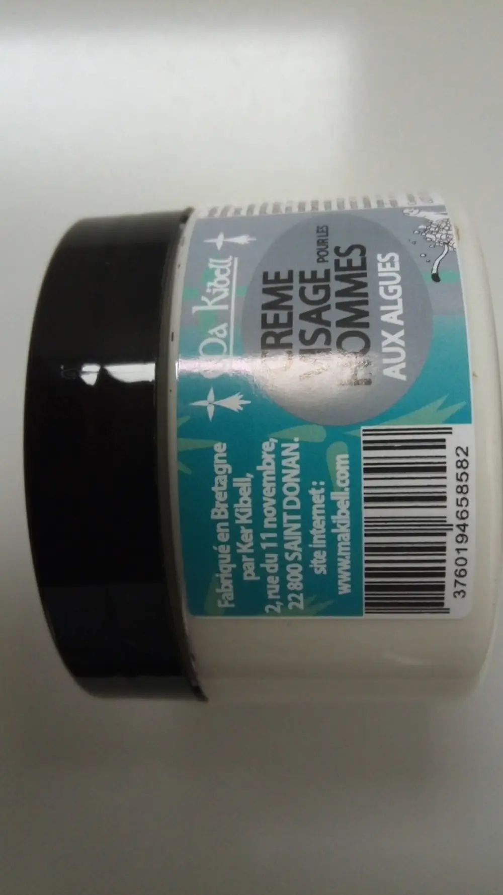 KER KIBELL - Crème visage pour les hommes aux algues