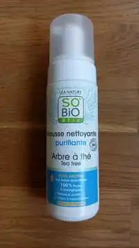 SO'BIO ÉTIC - Arbre à thé - Mousse nettoyante purifiante bio