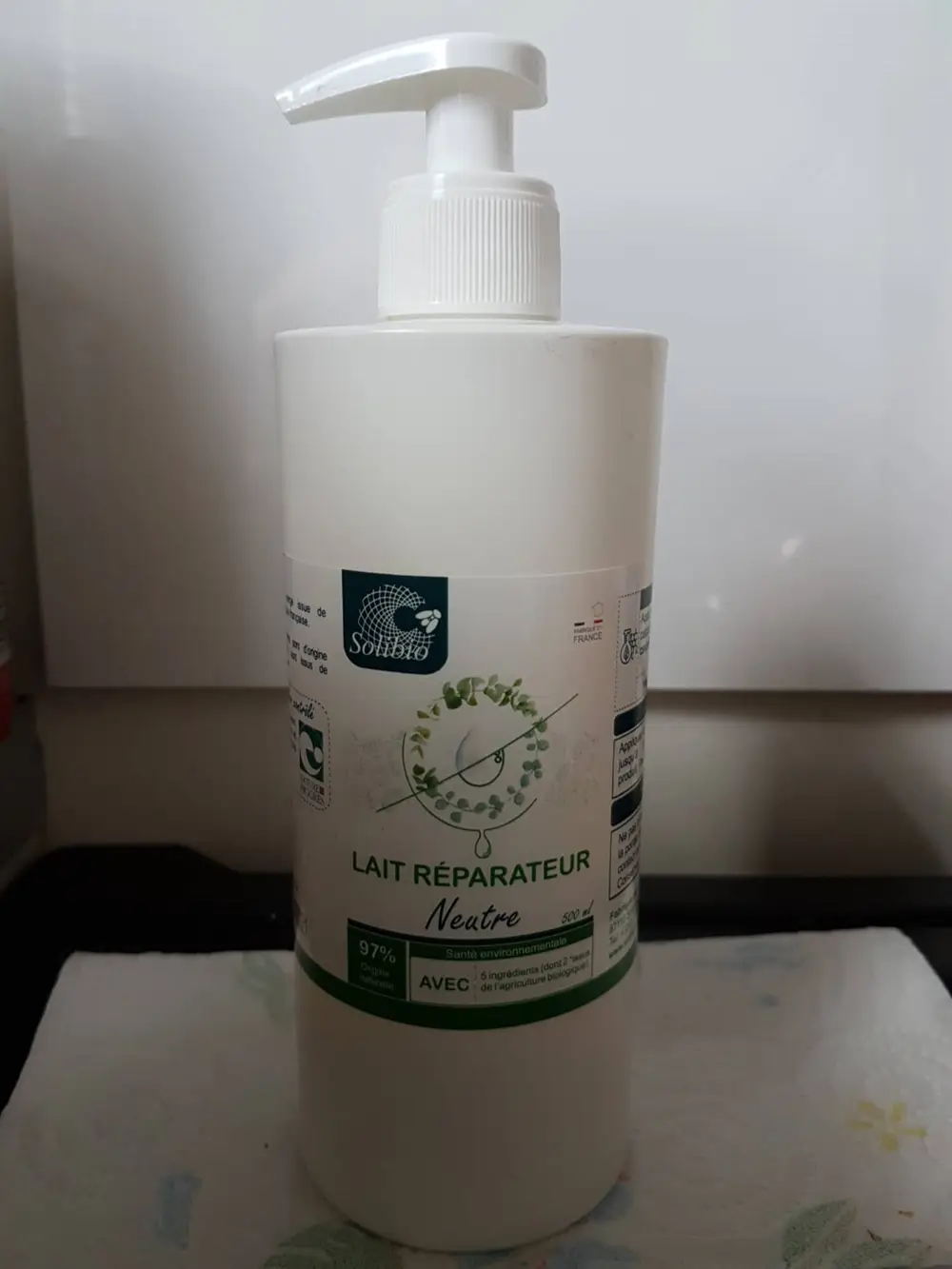 SOLIBIO - Lait réparateur neutre