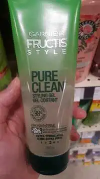 GARNIER - Fructis style pure clean - Gel coiffant tenue extra forte