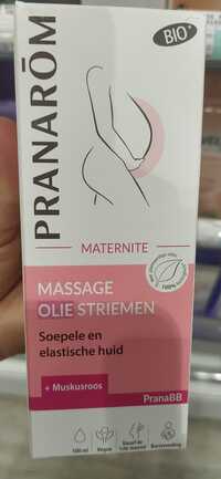 PRANARÔM - Maternité - Massage olie striemen