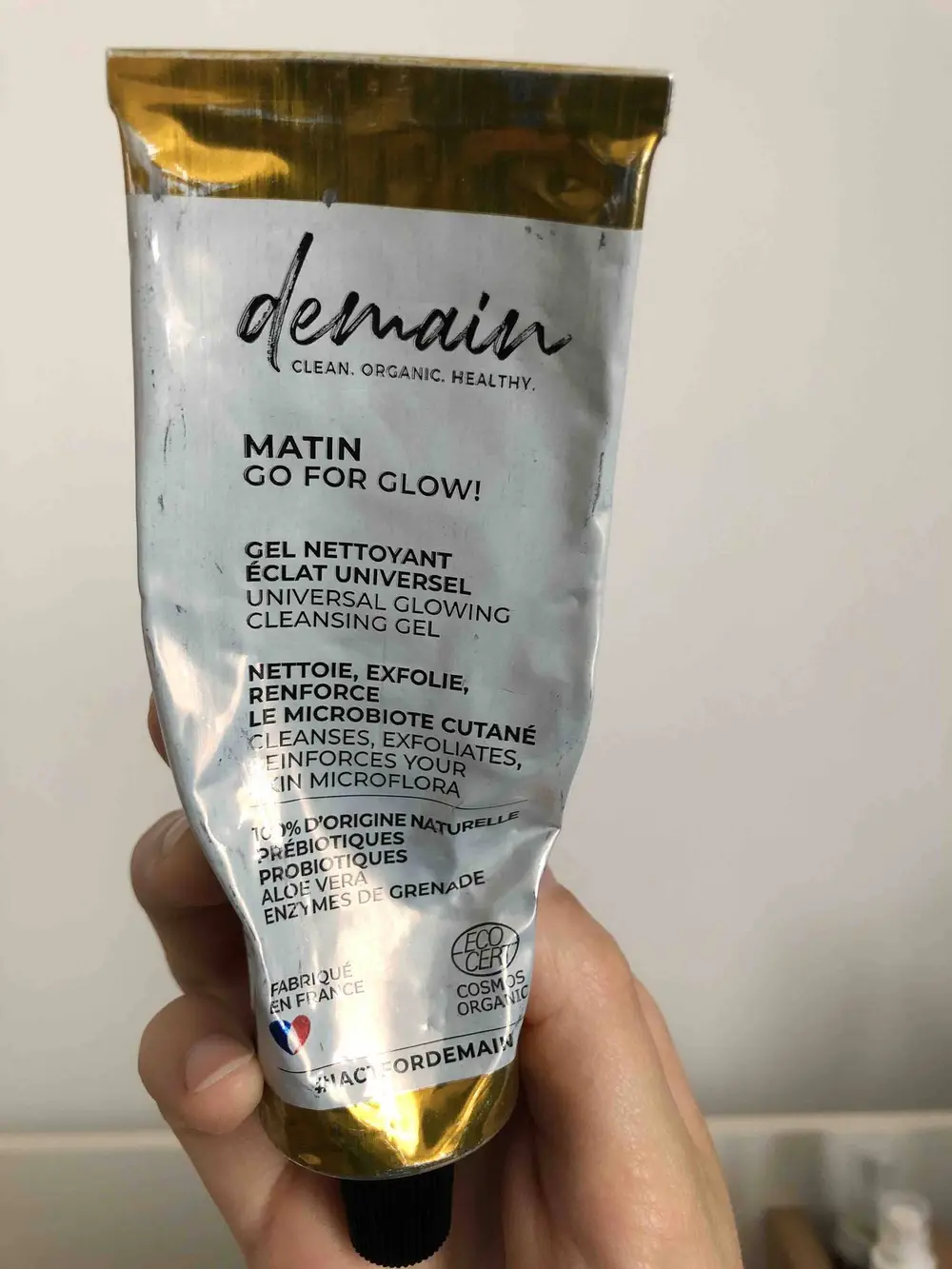 DEMAIN - Matin Go for glow! - Gel nettoyant éclat universel