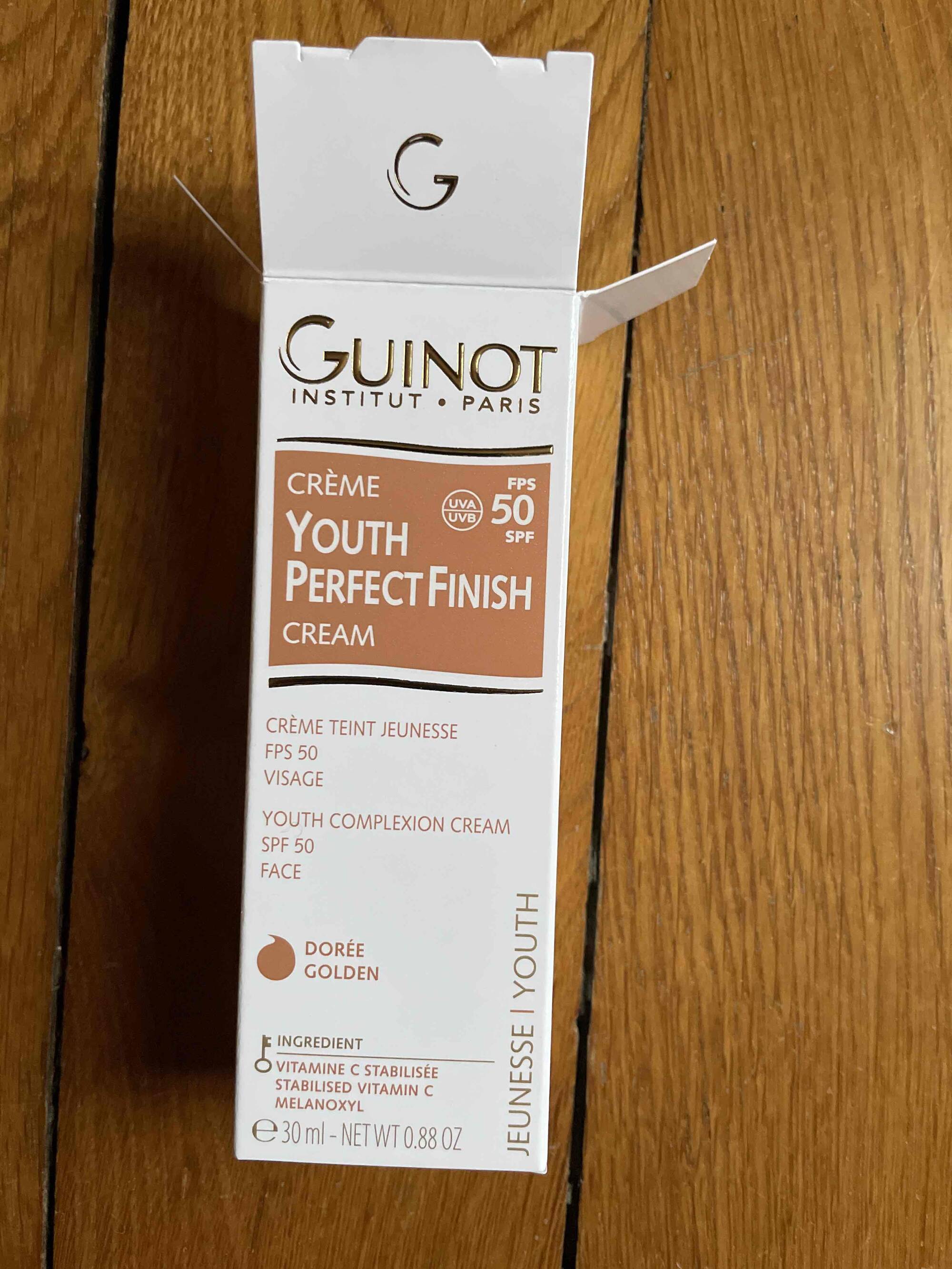 GUINOT - Crème teint jeunesse fps 50 dorée