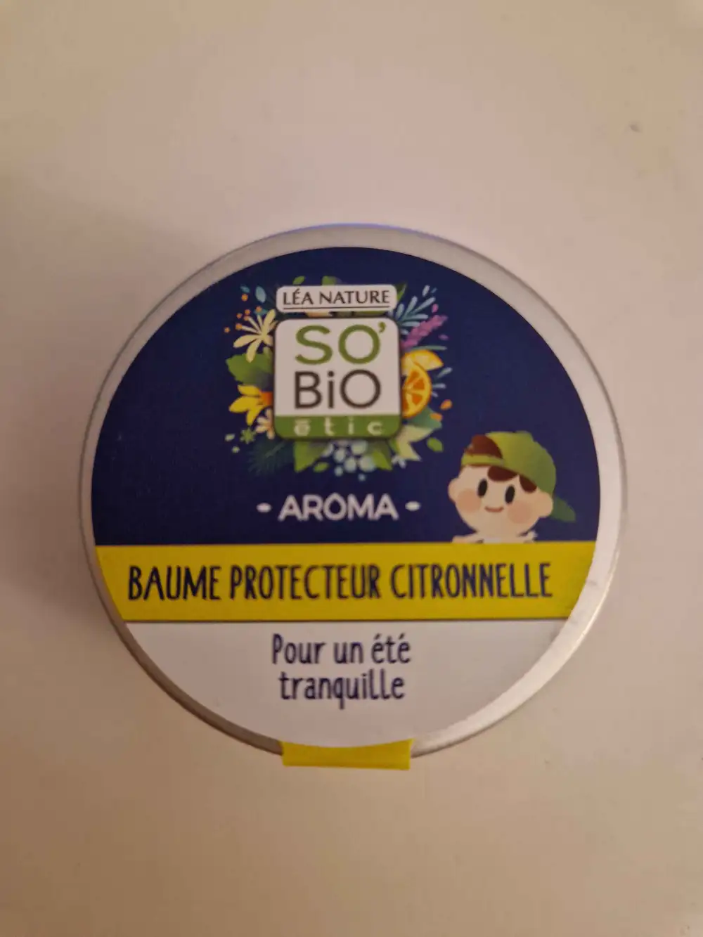 SO'BIO ÉTIC - Aroma - Baume protecteur citronnelle