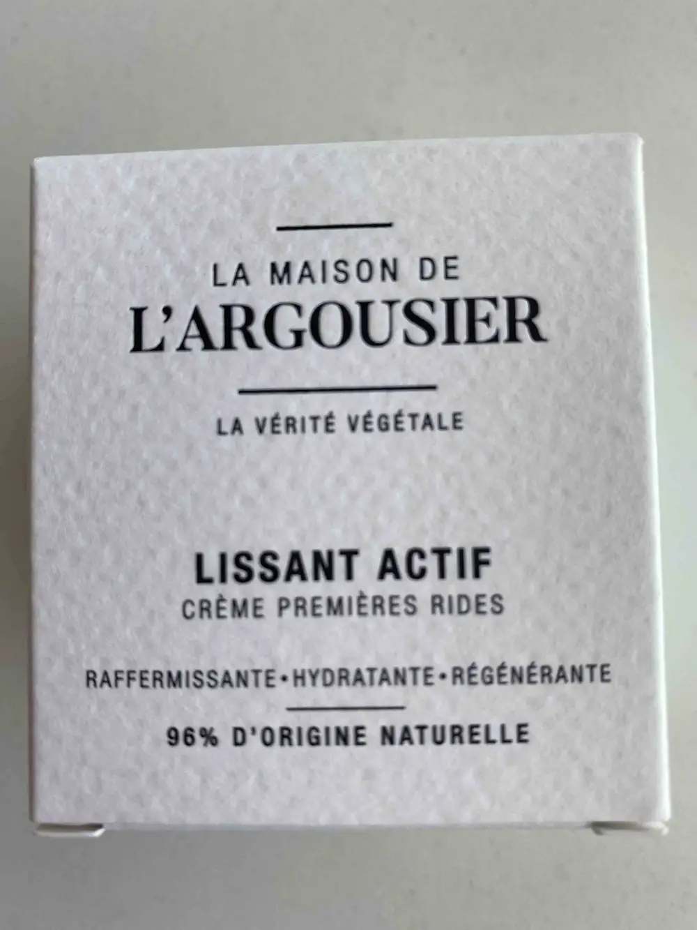 LA MAISON DE L'ARGOUSIER - Crème premières rides lissant actif 