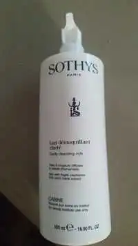 SOTHYS - Lait démaquillant clarté 