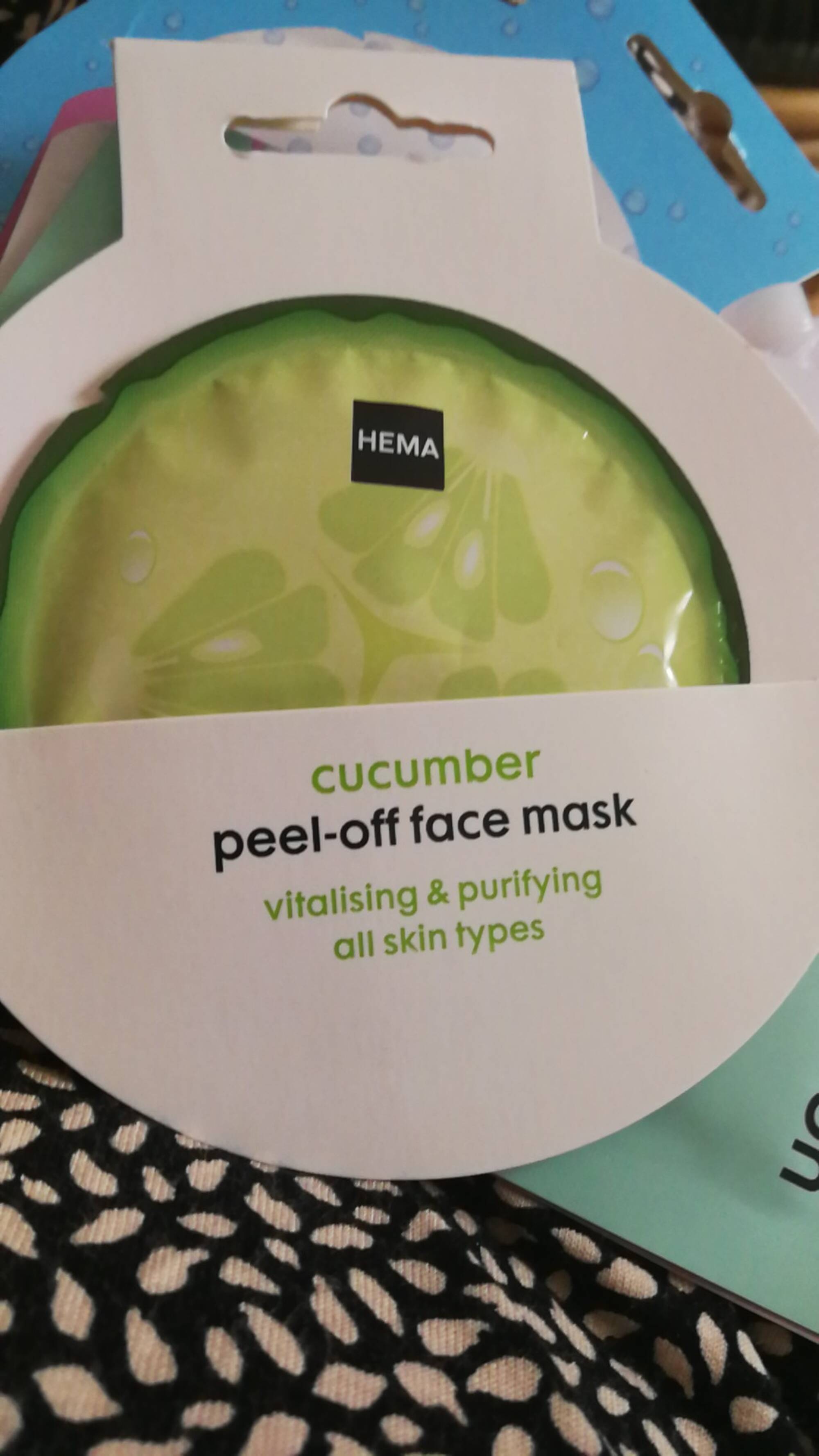 HEMA - Cucumber - Face mask