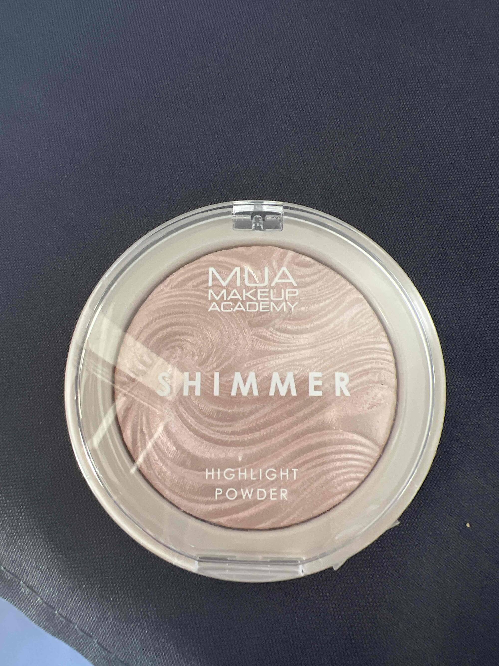 MUA MAKEUP ACADEMY - Shimmer highlight powed