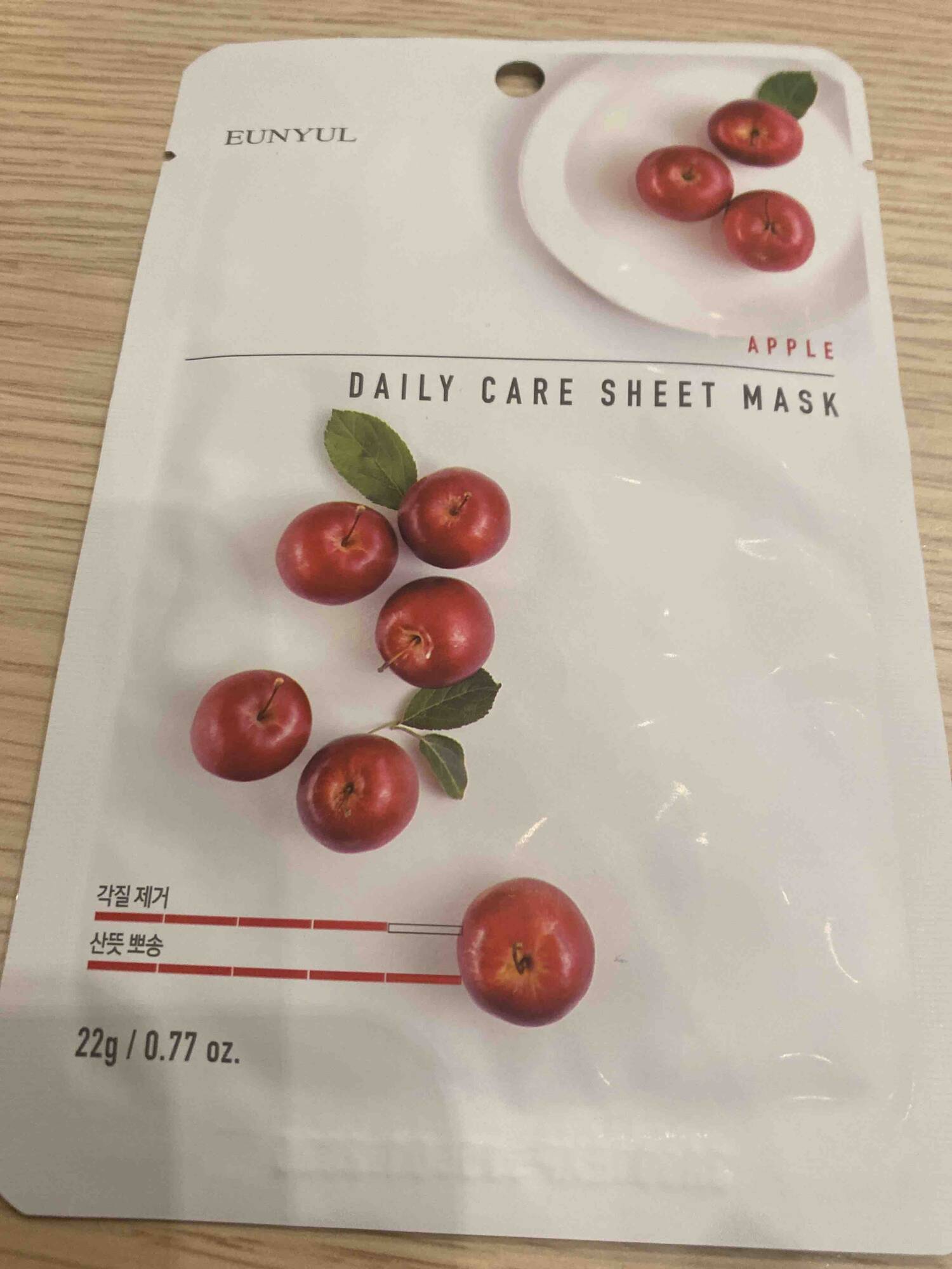 EUNYUL - Apple - Daily care sheet masque 