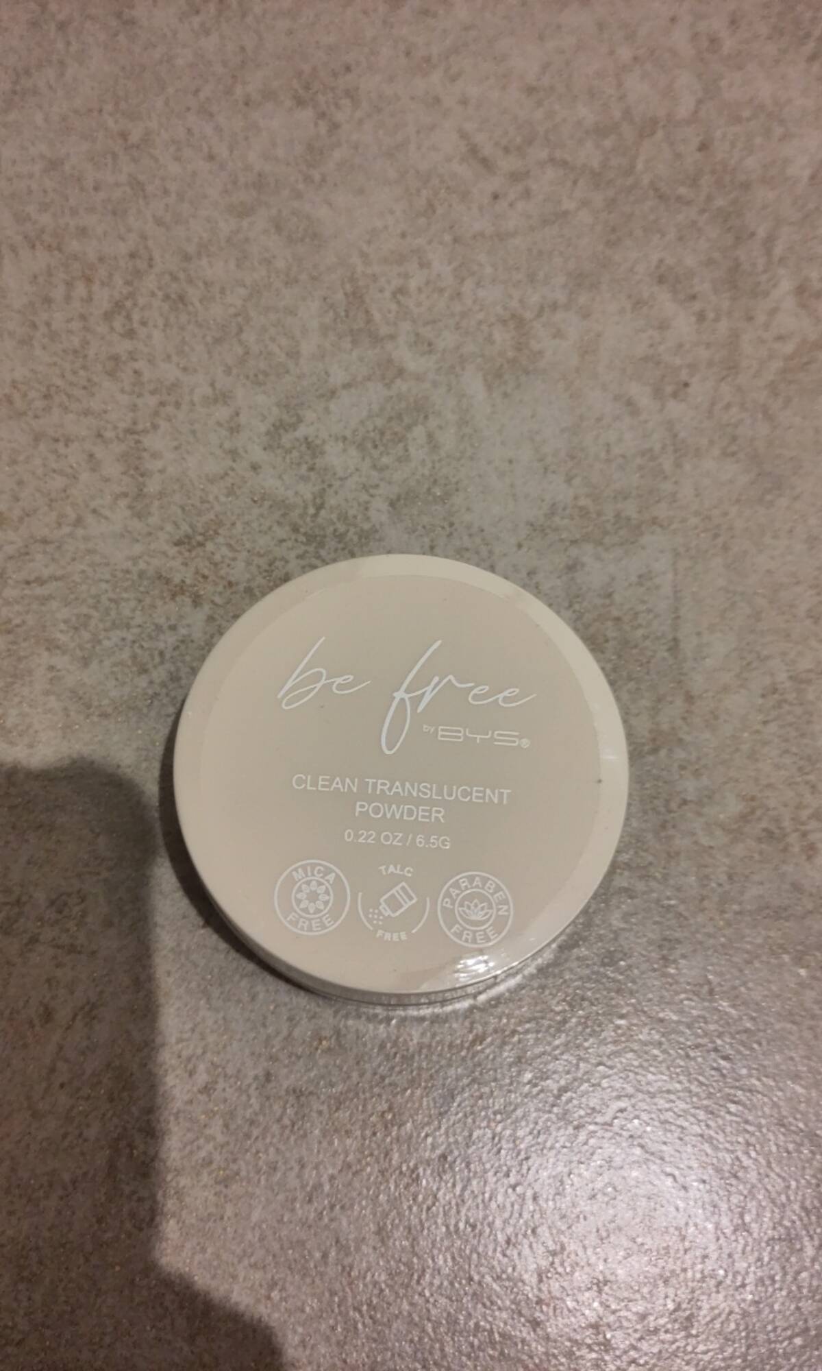 BYS - Be free - Clean translucent powder