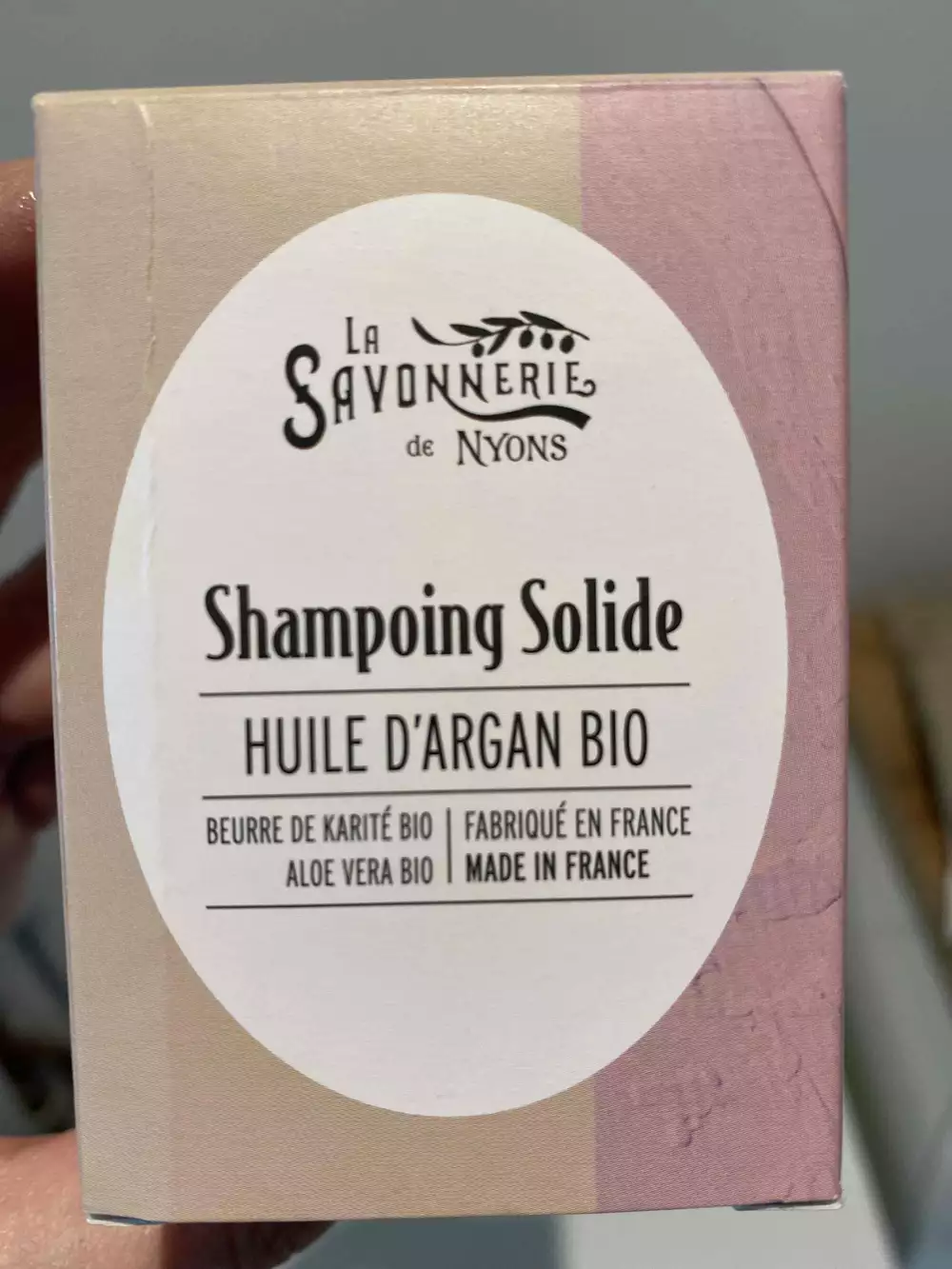 LA SAVONNERIE DE NYONS - Huile d'argan bio - Shampoing solide