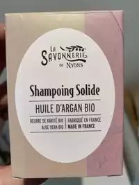 LA SAVONNERIE DE NYONS - Huile d'argan bio - Shampoing solide