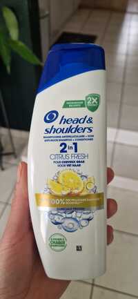 HEAD & SHOULDERS - Citrus fresh - 2 in 1 Shampooing antipelliculaire + soin