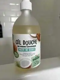 SUPER FLACON - Gel douche noix coco en verre consigné