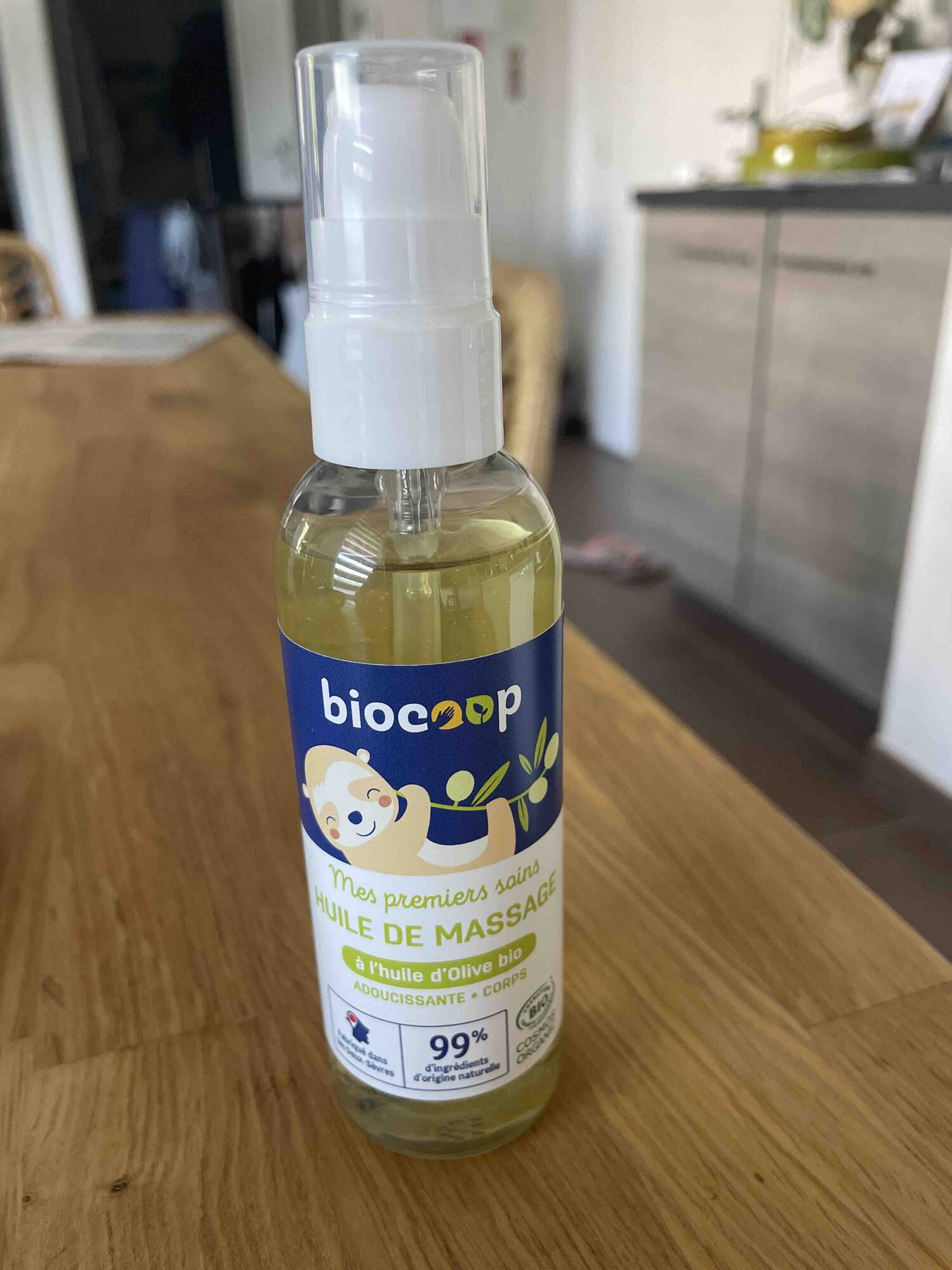 BIOCOOP - Huile de massage olive bio