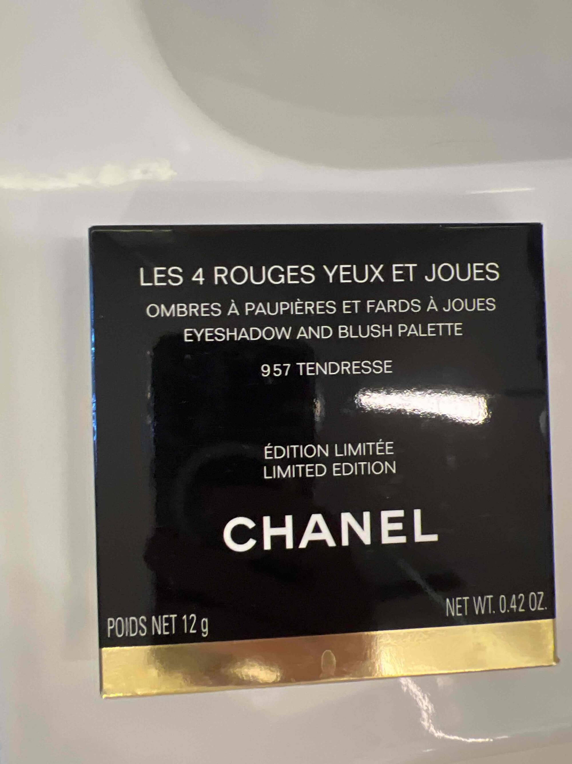 CHANEL - Les 4 rouges yeux et joues 957 tendresse