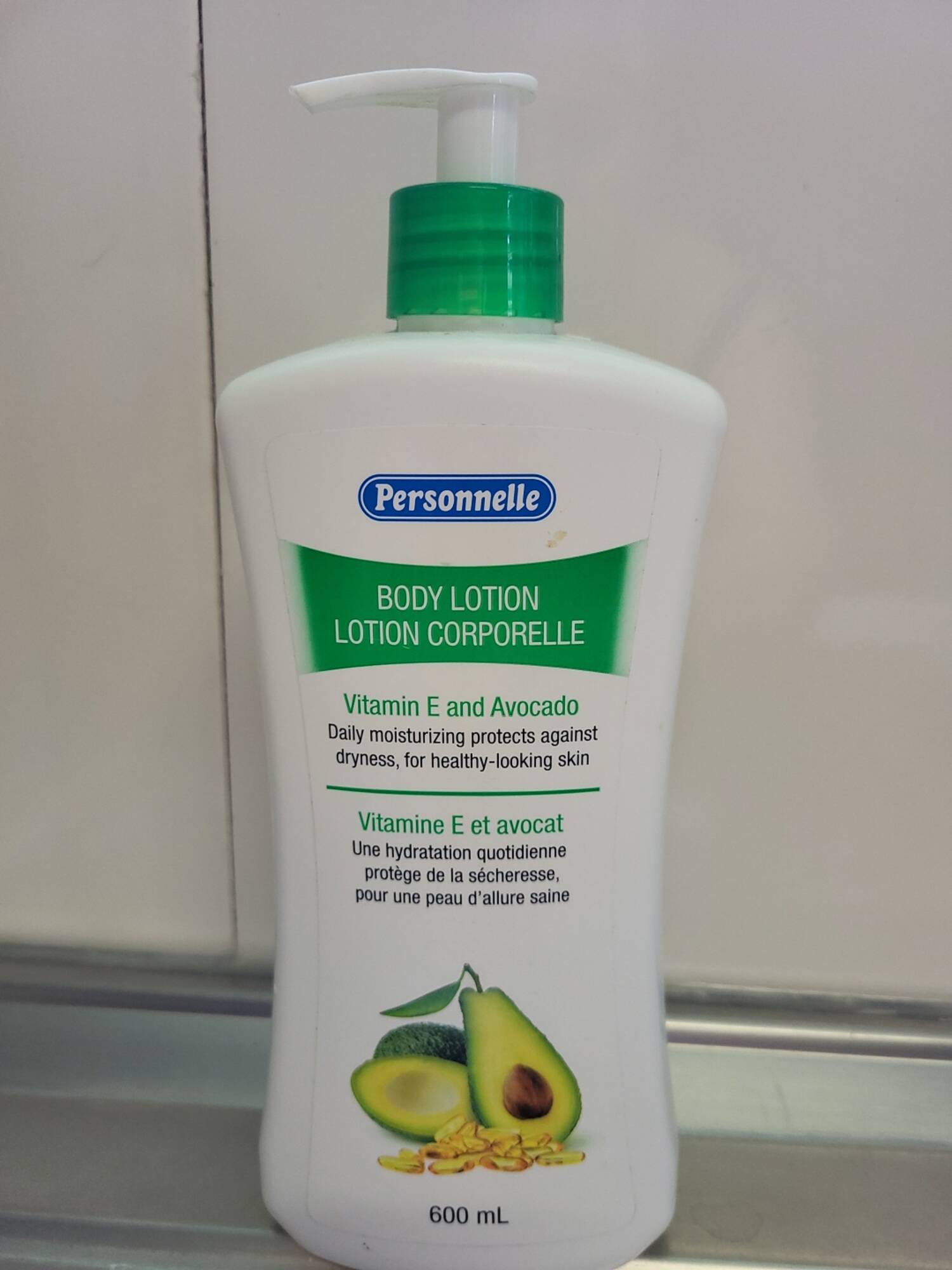 PERSONNELLE - Lotion corporelle vitamine E et avocat