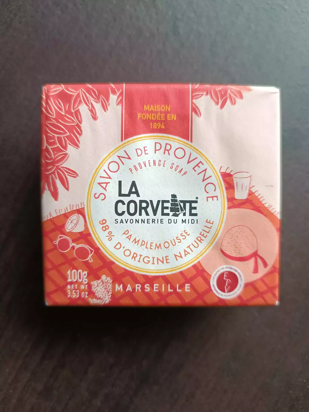 LA CORVETTE - Pamplemousse  - Savon de provence 