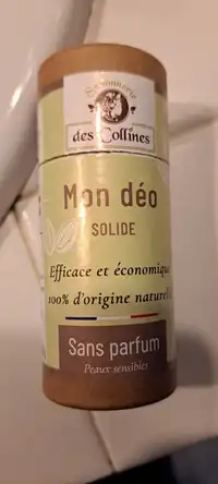 SAVONNERIE DES COLLINES - Mon déo solide sans parfum