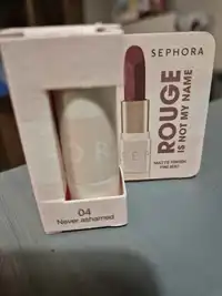 SEPHORA - Rouge is not my name fini mat 04 never ashamed