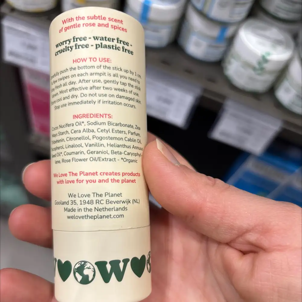 WE LOVE THE PLANET - Déo stick douce rose