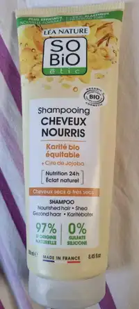 SO'BIO ÉTIC - Karité bio équitable - Shampooing cheveux nourris