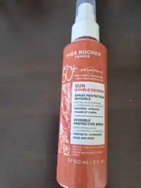 YVES ROCHER - Sun double défense - Spray protecteur invisible SPF50+